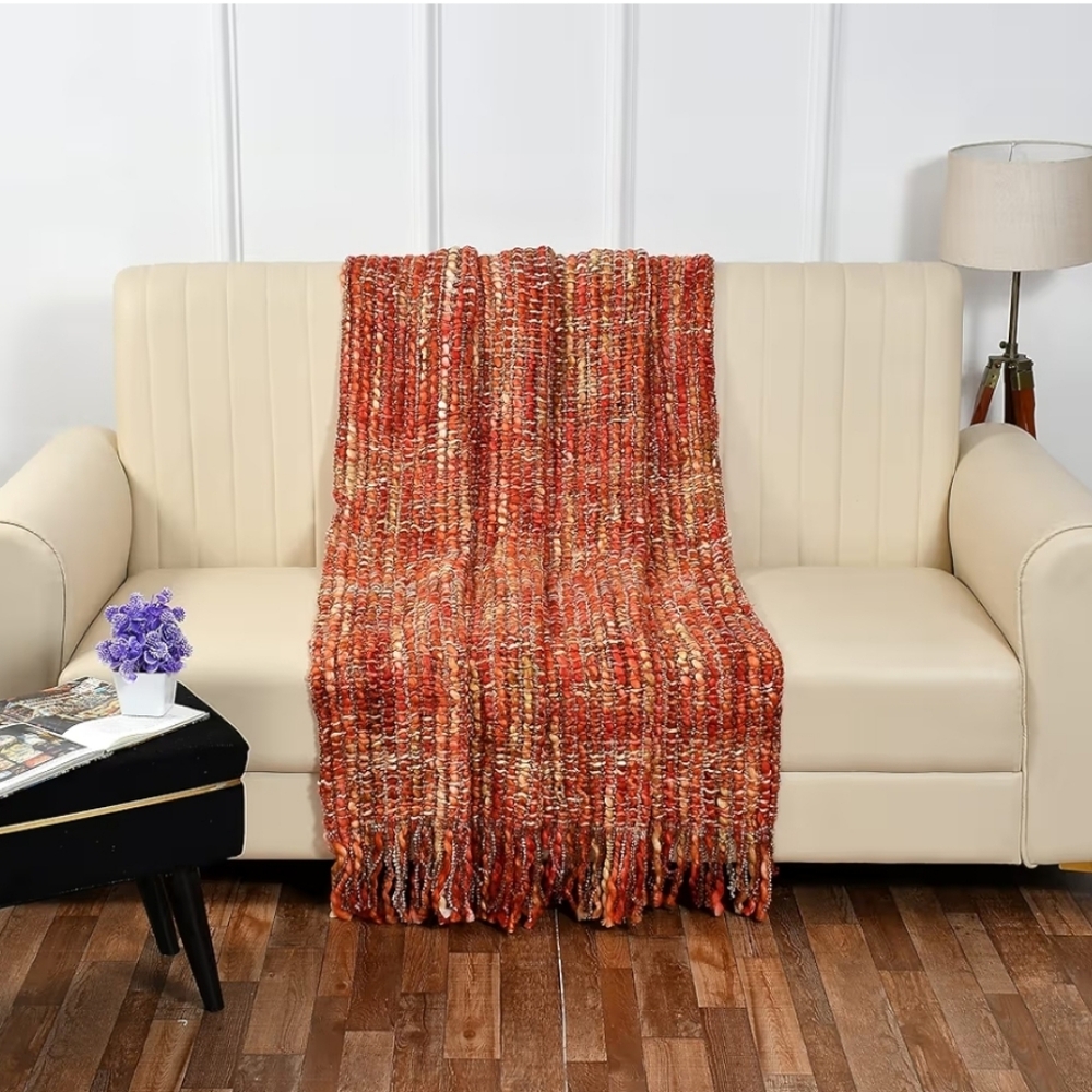 SOLD OUT!! Woven Throw Blanket